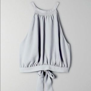 New Cadence Blouse from Aritzia/Wilfred. Size XS, Pearl Gray, NWT